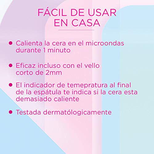 Cera Depilatoria Caliente Veet Easy Wax Roll On + Recambios (Roll-on cera)