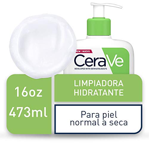 CeraVe Loción Limpiadora Hidratante 473 ml, Paquete de 1