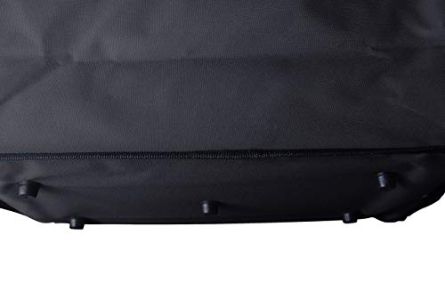 Cesta de la Compra Plegable, Reutilizable, Estable MY Basket TO GO con Cierre y Asas Plegables, cesto para Camping, Picnic, supermercado, Coche Ligera 0,6 kg, Alta Capacidad de Carga, Colore Negro