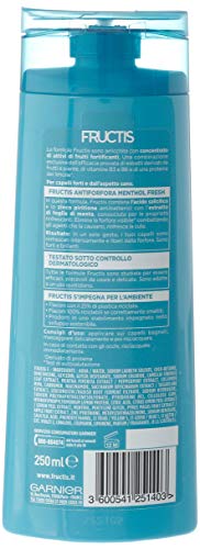 Champú Garnier Fructis para el cabello Anticaspa mentol fresco AWF-233 AWS-233