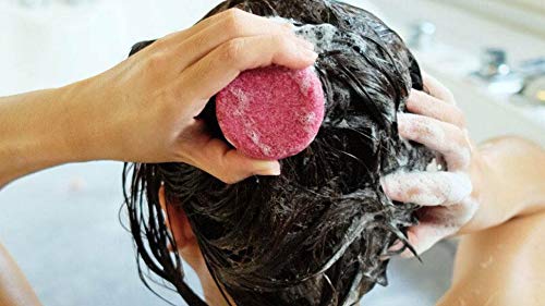 Champú para el cabello orgánico en barra paquete de 6 70g | Jabón para el cabello anticaspa con aceite esencial natural para el cuero cabelludo que pica, la psoriasis y el cabello sedoso | 6 aromas