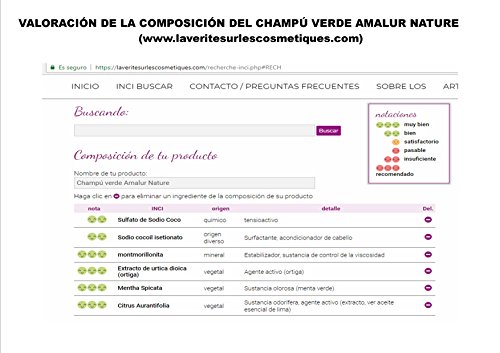 Chamú sólido verde SIN SULFATOS - Cabello graso, dermatitis o con caspa - Apto para barba