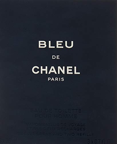 Chanel Bleu De Chanel Eau de Toilette Vaporizador Refillable 3X 20 ml