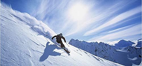 Chaqueta de esquí para hombre Pantalones de esquí Invierno cálido a prueba de viento Impermeable Deportes al aire libre Marcas de snowboard Pantalones de abrigo de esquí Traje de esquí, BLV, XXXL