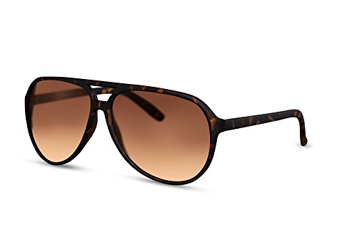 Cheapass Gafas de Sol Grandes Modernas Gafas Marrones Montura Marrón Para Chicos y Hombres. Protección UV400