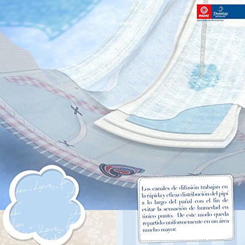 Chelino Fashion & Love - Pañales para bebés con un peso comprendido entre 9 y 15 kilos, Talla 4