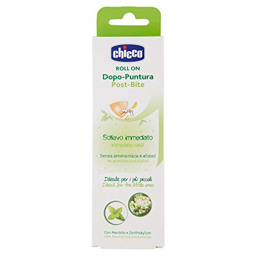 Chicco - Barra de alivio post picaduras mosquito para bebés, sin amoniaco ni alcohol, formula natural