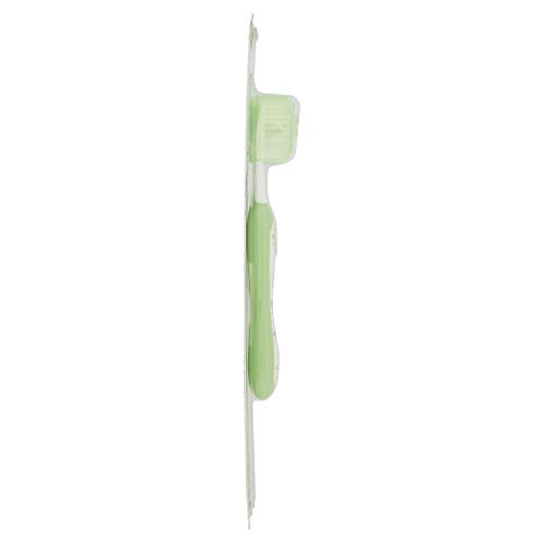 Chicco - Cepillo dental divertido con cerdas suaves para 6-36 meses, color verde