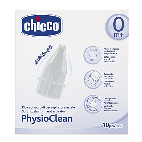 Chicco Physio Clean - Pack de 10 recambios para aspirador nasal