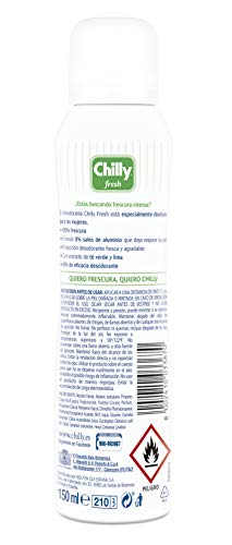 Chilly Desodorante (Spray Fresh) - 150 ml.