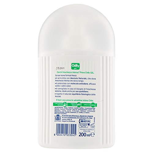 Chilly - Jabón Gel Intimo - Formula fresca - 200 ml