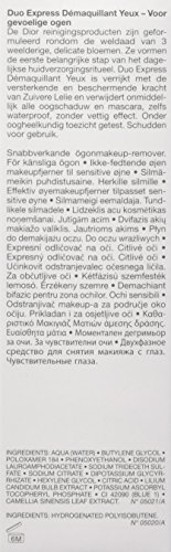 CHRISTIAN DIOR Desmaquillador Duo Express Waterproof 125 ml