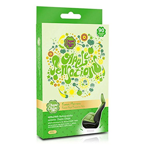 Chupa Chups CHP902EU Ambientador Debajo del Asiento Manzana, Color Verde