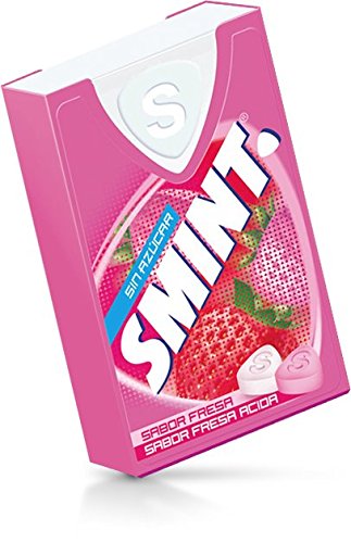 Chupa Chups Smint Fresa-Nata Acida - 12 Cajitas