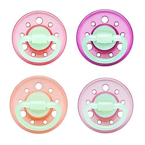 Chupete NIP Cherry Night: Aspiradora redonda, 2 x tamaño: 2