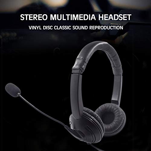 Chutoral Auriculares USB, Auriculares de Teléfono, Auriculares de Atención al Cliente, Auriculares, Auriculares de Juego, Auriculares de Computadora, Auriculares de Aprendizaje