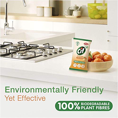 Cif Citrus Burst - Toallitas de cocina (390 g)