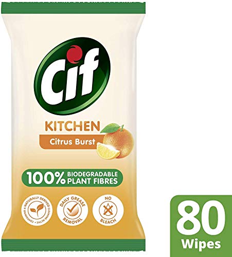 Cif Citrus Burst - Toallitas de cocina (390 g)