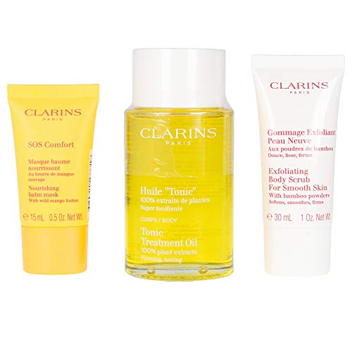Clarins Huile Tonic+ Exfoliante 30Ml + Sos Confort 15Ml