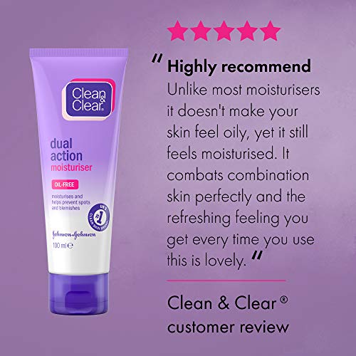Clean and Clear Dual Action Moisturiser 100ml