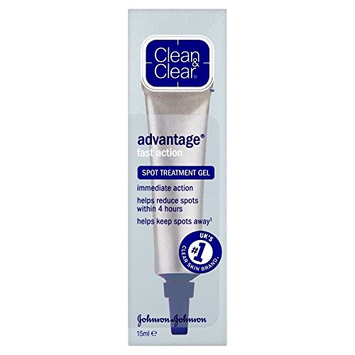 Clean & Clear Ventaja Clara Gel De Tratamiento Rápido (15ml) (Paquete de 2)