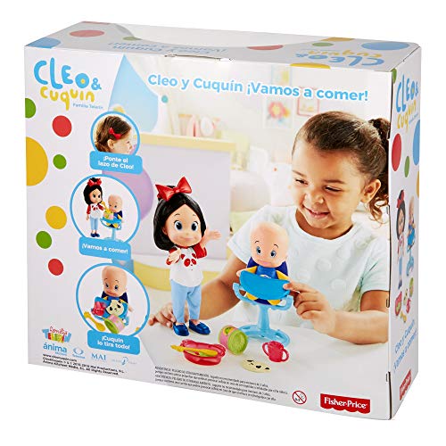 Cleo & Cuquin ¡Vamos a comer! Muñecos de la Familia Telerín (Mattel FLW49)