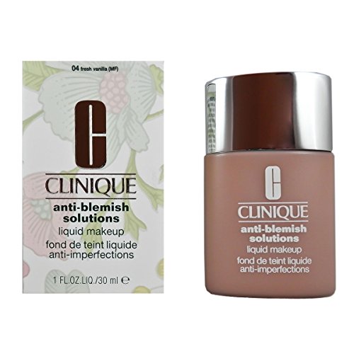 Clinique 28749 - Base de maquillaje Anti-Blemish Solutions Liquid Makeup, 4 Ivory, 30 ml