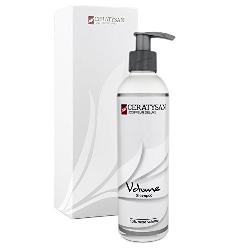 COIFFEUR DELUXE champú de volumen sin silicona | 10% más de volumen | Para cabello fino | 250 ml | Orgánico | Producto de peluquería
