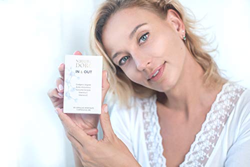 Colageno Vegano 200mg Ácido Hialurónico Puro 100mg Cúrcuma 80mg+ Vitaminas C-E - Cápsulas Para La Piel Altas Dosis De 452 Mg - Piel Y Articulaciones -Vitaminas para la piel- Natural, Hecho En España