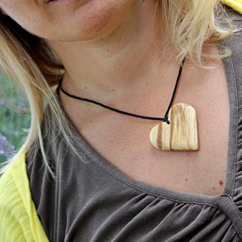 Colgante Corazón - Joyas de Palo Santo - Bienestar Espiritual - Madera Sagrada - trae Bienestar y armonía!