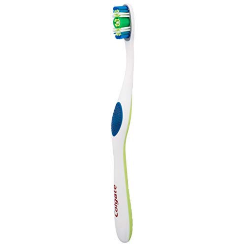 Colgate 360, Cepillo de dientes, Suave, limpiador de lengua y mejillas - 1 ud