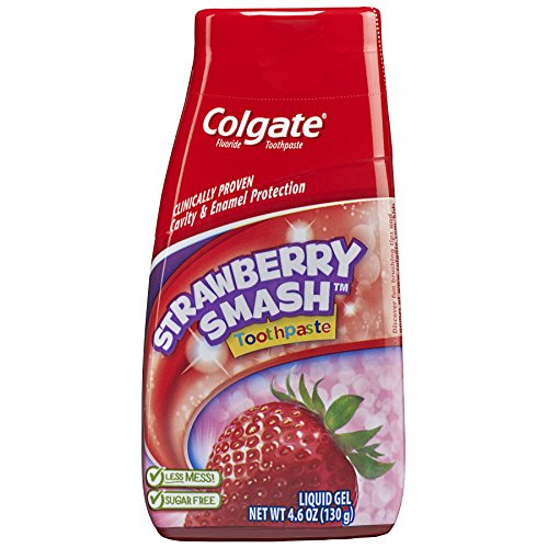 Colgate Kids Strawberry Flavor Fluoride pasta de dientes, 4.6 oz