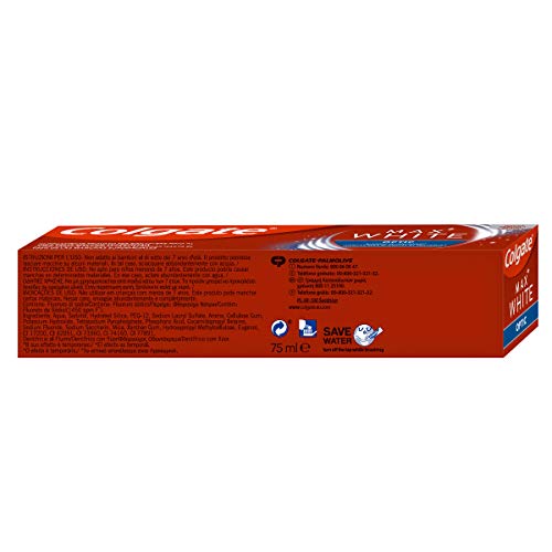 Colgate Max White Optic, Pasta de Dientes - 75 ml