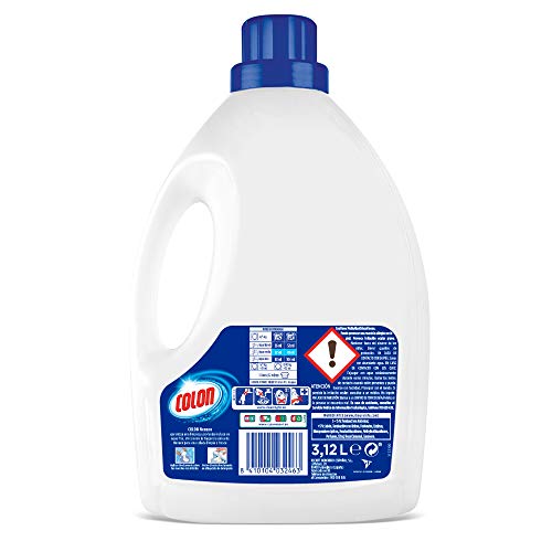 Colon Nenuco - Detergente para Lavadora, adecuado para Ropa Blanca y de Color, Formato Gel - 60 dosis