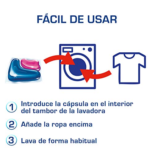 Colon Total Power Gel Caps Vanish Detergente para Lavadora con Agentes Quitamanchas, Formato Cápsulas - 50 Dosis