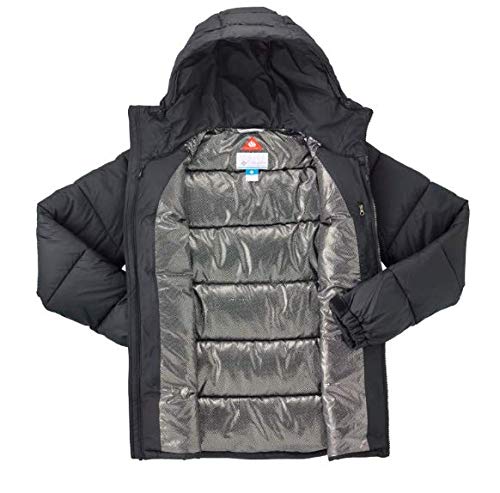 Columbia Pike Lake Chaqueta con Capucha para Hombre, Negro, L