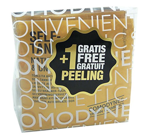 COMODYNES AUTOBRONCEADORA TOALLITA NATURAL 8 UNIDADES +1 PEELING
