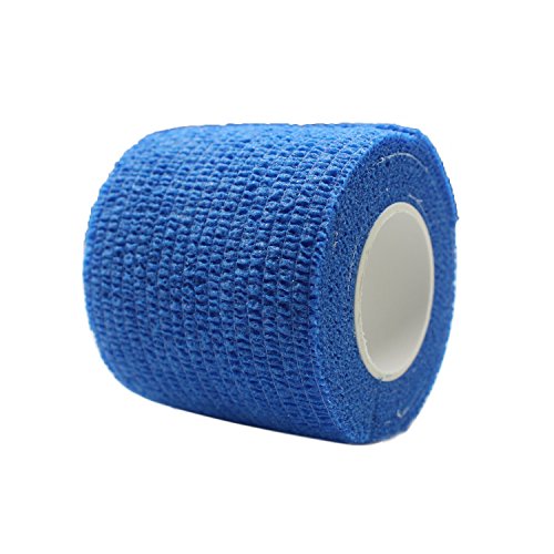COMOmed Non-woven fabric self-adhesive Bandage venda cohesiva Mascota Vendaje Azul 5cmX4.5m 6 Volumen