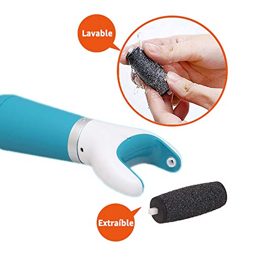 Conpro [10 Piezas] Lima Pies Scholl Velvet Smooth, 3 Tipos de Rugosidad, Doctor Scholl Lima Electrica Pies, Dr Scholl Lima Pedicura Electrico, Quita Durezas para Pies Electricole