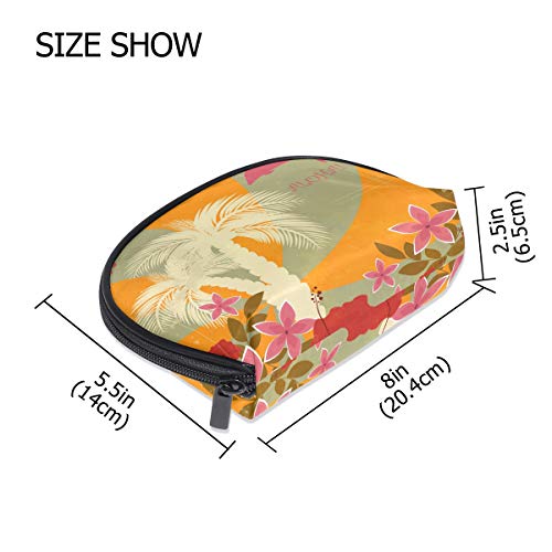 COOSUN - Bolsa de maquillaje hawaiana para mujer