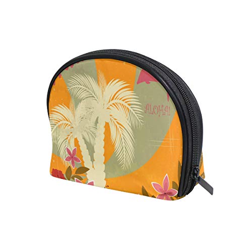 COOSUN - Bolsa de maquillaje hawaiana para mujer