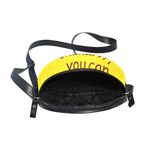 COOSUN If You Can Dream It Do - Bandolera redonda para hombro, bolso de hombro para niños y mujeres