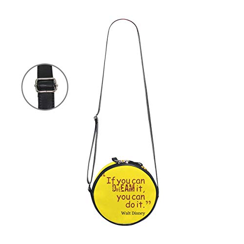 COOSUN If You Can Dream It Do - Bandolera redonda para hombro, bolso de hombro para niños y mujeres