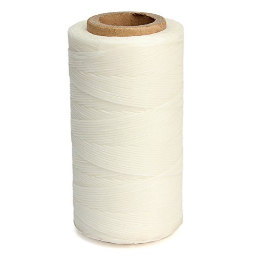 Cordón de hilo encerado de cuero 150D 1 mm 50 metros 5 unidades durable para bricolaje artesanía herramienta costura de mano hilo negro marrón blanco beige rojo