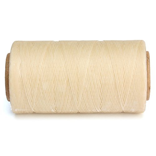 Cordón de hilo encerado de cuero 150D 1 mm 50 metros 5 unidades durable para bricolaje artesanía herramienta costura de mano hilo negro marrón blanco beige rojo