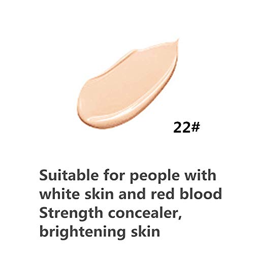Corrector BB Cream, crema hidratante de larga duración, aclara el tono de la piel, base líquida impermeable (22#)