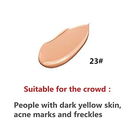 Corrector BB Cream, crema hidratante de larga duración, aclara el tono de la piel, base líquida impermeable (23#)