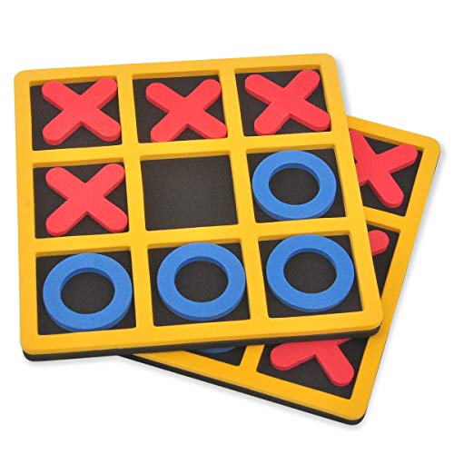 COSDDI 2PCS Juego de Mesa Tic TAC Toe Juegos de Mesa Rompecabezas Juguete Educativo para niños
