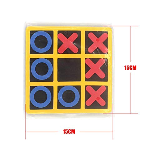 COSDDI 2PCS Juego de Mesa Tic TAC Toe Juegos de Mesa Rompecabezas Juguete Educativo para niños