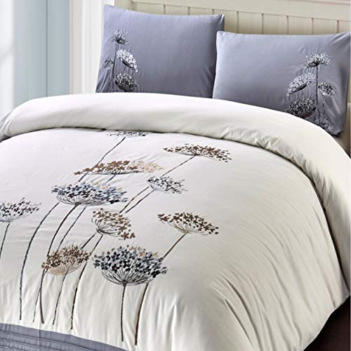 COTTON ARTean Funda Nordica Bordada Polen 555 Cama de 180 Cierre con Cremallera